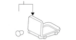 Genuine Honda Storage Tray 83405-TLA-A02ZA New. Price: $96.16.