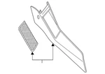 Genuine Volkswagen Side Panel 5NN-863-046-A-82V New. Price: $60.23.