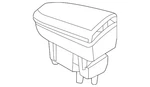 Genuine Mercedes-benz Armrest 172-680-06-19-9H15 New. Price: $135.26.