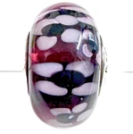 Pandora "xl Jumbo" Dark Purple Murano Glass Bead 590708 Pre-owned. Price: $26.99.