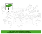 Honda 83410-TY2-A02ZA Light Orchid Armrest For 16-20 Acura Rlx New. Price: $259.97.