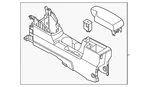 Genuine Nissan Console Assembly 96910-5R80B New. Price: $247.81.