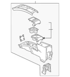 Genuine Gm Console Assembly 89046334 New. Price: $303.72.