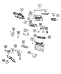 Genuine Mopar Air Conditioning & Heater Outlet 6TY51TX8AB New. Price: $58.22.