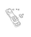 Genuine Mopar Floor Console 1MV281D5AA New. Price: $197.74.