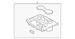 Genuine Volkswagen Trim Plate 3CN-864-263-H-DAF New. Price: $153.39.