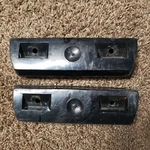 1970 71 Plymouth Valiant Black Arm Rest Bases #2789676 Dodge Dart Body Mopar Used. Price: $49.95.