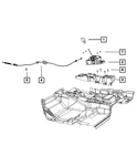 Genuine Mopar Console Bracket 4680676AD New. Price: $79.57.