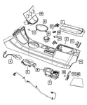 Genuine Mopar Floor Console 1GM582D1AB New. Price: $35.29.
