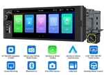 6.28 Inch Ips Android Auto Stereo Radio Carplay Gps Navigation 1 Din Upgrade New. Price: $89.76.