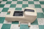 Worn 07-14 Gm Suv Cashmere Front Floor Full Center Console Leather Armrest Used. Price: $189.04.