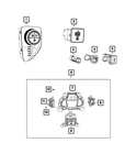 Genuine Mopar Console Switch 6MF43LXHAA New. Price: $101.94.