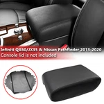 Fit QX60 JX35 2013 2014 2015-2020 Center Console Lid Armrest Vinyl Cover Black New. Price: $29.99.