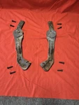 92 96 Ford Truck F150 Bronco 97 F250 F350 Center Jump Seat Hinges Brackets. Price: $100.00.