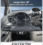 Paffenery Large Car Steering Wheel Tray Back Seat Headrest With Phone Ho... New. Price: $51.00.
