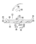 Genuine Mopar Bracket Left 68134320AA New. Price: $35.05.
