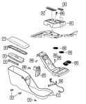 Genuine Mopar Floor Console Plate UF201DHAG New. Price: $17.45.