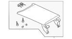 Genuine Bmw Console Armrest 51-16-5-A69-FA6 New. Price: $268.49.