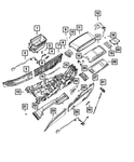 Genuine Mopar Center Console Duct 68213457AA New. Price: $35.27.