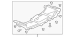 Genuine Honda Console Panel 77297-T2F-A42ZB New. Price: $308.81.