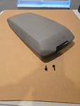 2005-2007 Chrysler 300 Center Consule Lid Armrest Light Greystone Vinyl Oem Used. Price: $50.00.