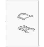 Genuine Gm Armrest Assembly 85159593 New. Price: $256.14.