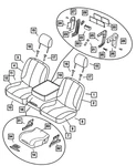 Genuine Mopar Storage Compartment Hinge 5080723AA New. Price: $21.64.