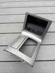 05-12 Nissan Pathfinder Center Console Shifter Storage Bezel Trim Silver Used. Price: $50.00.