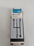 1963 Corvette Shifter Indicator Plate Gm# 3823432 Used. Price: $20.00.