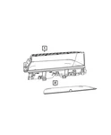 Genuine Mopar Instrument Panel Mat 68533862AA New. Price: $60.39.