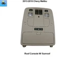 22951552 New 13 14 Chevrolet Malibu Console W/ Sunroof Switch Tan Oem. Price: $114.00.
