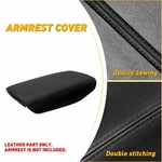 Black Leather Center Armrest Console Lid Cover Skin Ford 2017-2019 Escape Us New. Price: $15.19.