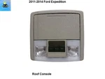 BL1Z78519A70AA 11-14 Ford Expedition Overhead Console W/ Sunroof Switch Used. Price: $79.00.