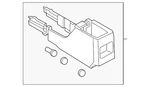 Genuine Ford Panel Assembly Console 9H6Z-54045A36-CA New. Price: $83.38.