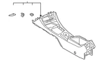 Genuine Volkswagen Console Body 17B-863-241-G-82V New. Price: $361.94.