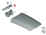 Oem Bmw F07N Black Center Console Lock Cover 51169178355 New. Price: $78.93.