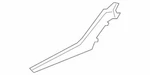 Genuine Kia Side Trim 84680 D5000WK New. Price: $85.85.