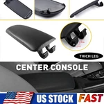 For Audi A4 2004-2008 Center Armrest Box Console Lid Leather Cover Black Durable New. Price: $19.99.