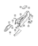 Genuine Mopar Floor Console Bracket 68445988AA New. Price: $39.06.