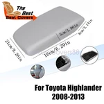 Leather Center Console Armrest Lid Cover For Toyota Highlander 2008-2013 Pu Gray New. Price: $21.89.
