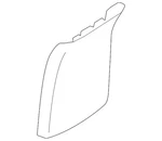 Genuine Mitsubishi Rear Panel 969D2W001P New. Price: $60.70.