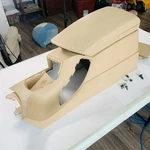 2004-2010 Bmw X3 3.0SI Center Console Beige Leather Arm Rest Complete Base Lid Used. Price: $58.07.