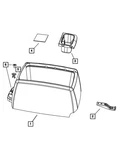 Genuine Mopar Floor Console Bracket 68029534AA New. Price: $73.46.