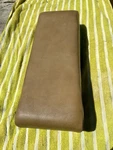 Porsche 914 Center Console Arm Rest Storage Tray Tan Beige Vinyl Interior Parts Used. Price: $75.00.