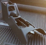 02-04 Jeep Liberty Bare Center Console Auto Trans 4X4 Dark Gray Used. Price: $152.99.