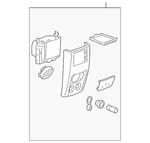 Genuine Gm Rear Trim Panel 25785701 New. Price: $15.85.