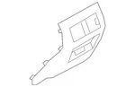 Genuine Nissan Console Trim Panel 96932-6CA2A New. Price: $11.69.
