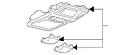 Genuine Nissan Map Lamp Assembly 26430-EZ31B New. Price: $323.65.