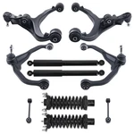 10X Front Struts Coil Springs + Lower Control Arms For Dodge Nitro 07-11 New. Price: $401.12.