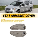 Fit 12-2016 Chrysler Town & Country Right +left Seat Armrest Cover Beige Leather New. Price: $23.74.